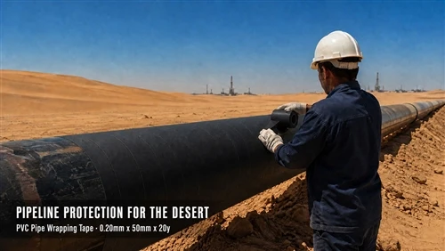 Liantu Launches 0.20mm PVC Pipe Wrapping Tape For Saudi Arabia's Desert Pipel...
