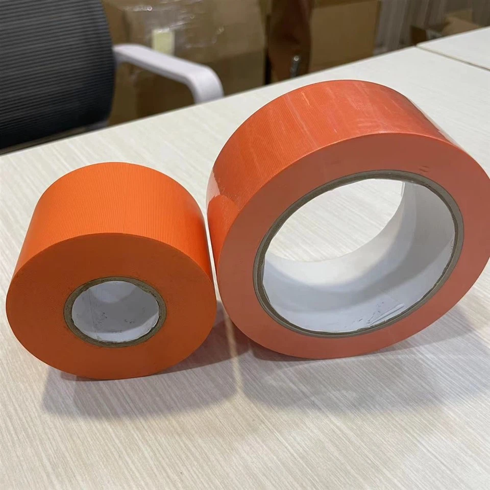 Orange PVC Repairing Tape Building Electric Plumbing High Quality 50mm 33m Roll manufacturers