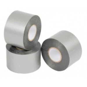 Custom Brand Logo Print PVC Duct Tape Silver Gray Grey ROHS Approvel 48mmx30m