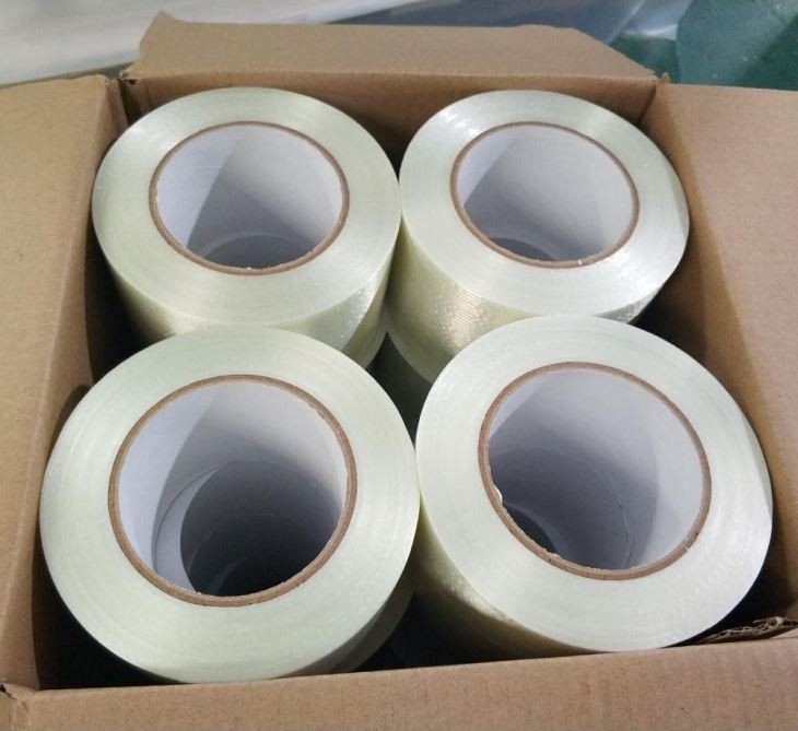 Free Sample Fiber Glass Transparent Heavy Duty Cross Filament Tape Packaging Tape