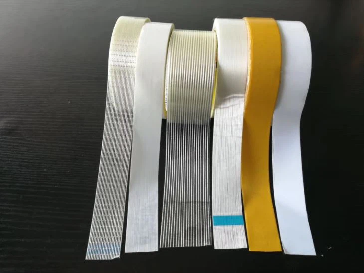 Self Adhesive Waterproof Mesh Cloth Cross Fiberglass Filament Insulation Tape