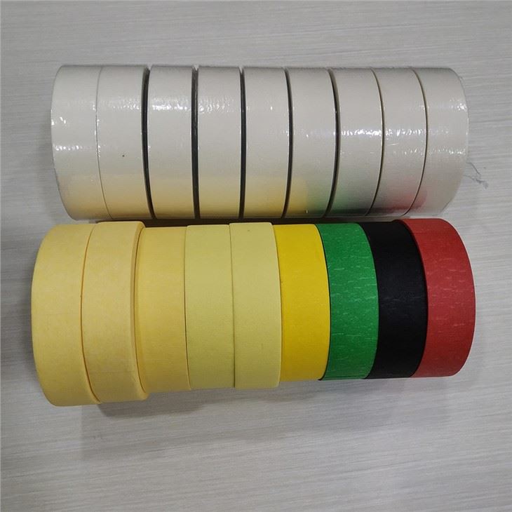 India Market Crepe Masking Tape Jumbo Roll For Wall Painting